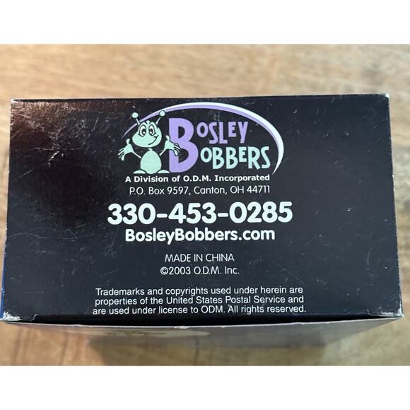 2003 Bosley Bobbers USPS MR. ZIP Mailman BOBBLEHEAD NEW Postal Novelty Advertise - Picture 5 of 7